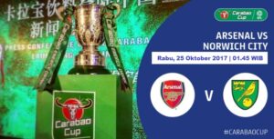 TV Online – Live Streaming Arsenal vs Norwich, Siaran Langsung Carabao Cup Malam Ini, Rabu 25/10/2017
