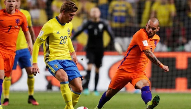 live streaming Belanda vs Swedia, siaran langsung kualifikasi Piala Dunia malam ini
