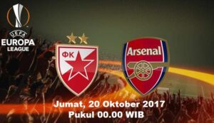 TV Online – Live Streaming Red Star Belgrade vs Arsenal, Siaran Langsung Liga Europa Jumat, 20/10/2017 Tengah Malam Ini