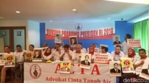 ACTA Deklarasikan Prabowo Capres 2019