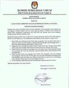 Golkar dan Nasdem Punya Waktu Tujuh Hari Cari Pengganti Nusyirwan Ismail