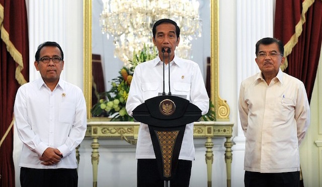 Jokowi Jusuf Kalla Pratikno