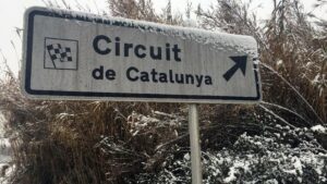 Tes F1 Barcelona Ditunda Karena Salju Tebal