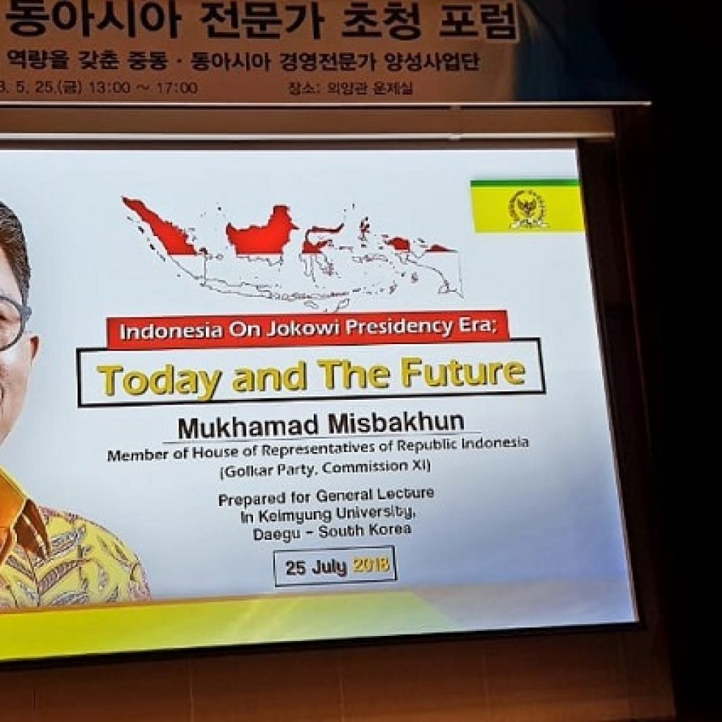 Misbakhun Jokowi Keimyung University
