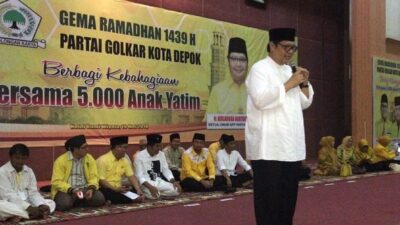 Golkar Depok Santuni 5000 Anak Yatim Piatu