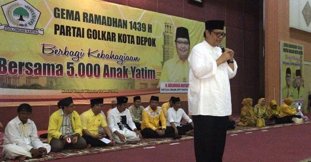 Golkar Depok Santuni 5000 Yatim Piatu