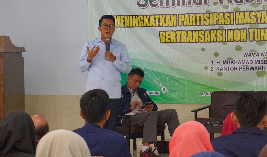 Misbakhun Sosialisasi Gerakan Non Tunai di Pasuruan