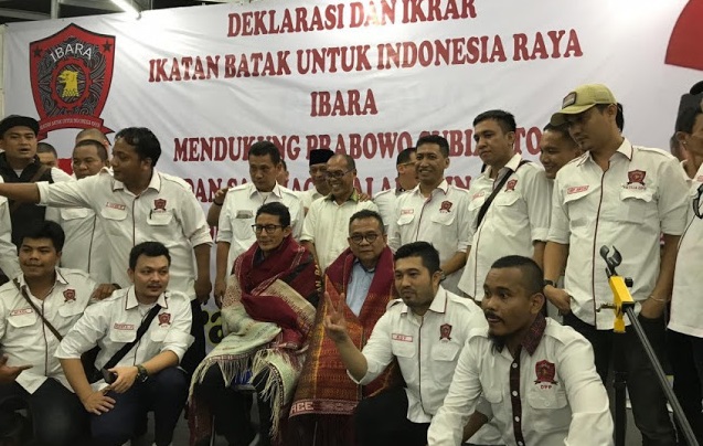 Ikatan Batak Indonesia Raya Deklarasi Dukung Prabowo-Sandi Radar Aktual
