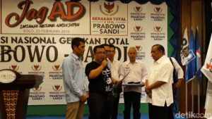 Relawan Gatot Nurmantyo 34 Propinsi Deklarasi Dukung Prabowo