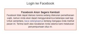 Facebook dan Instagram down? Error dan tidak bisa diakses