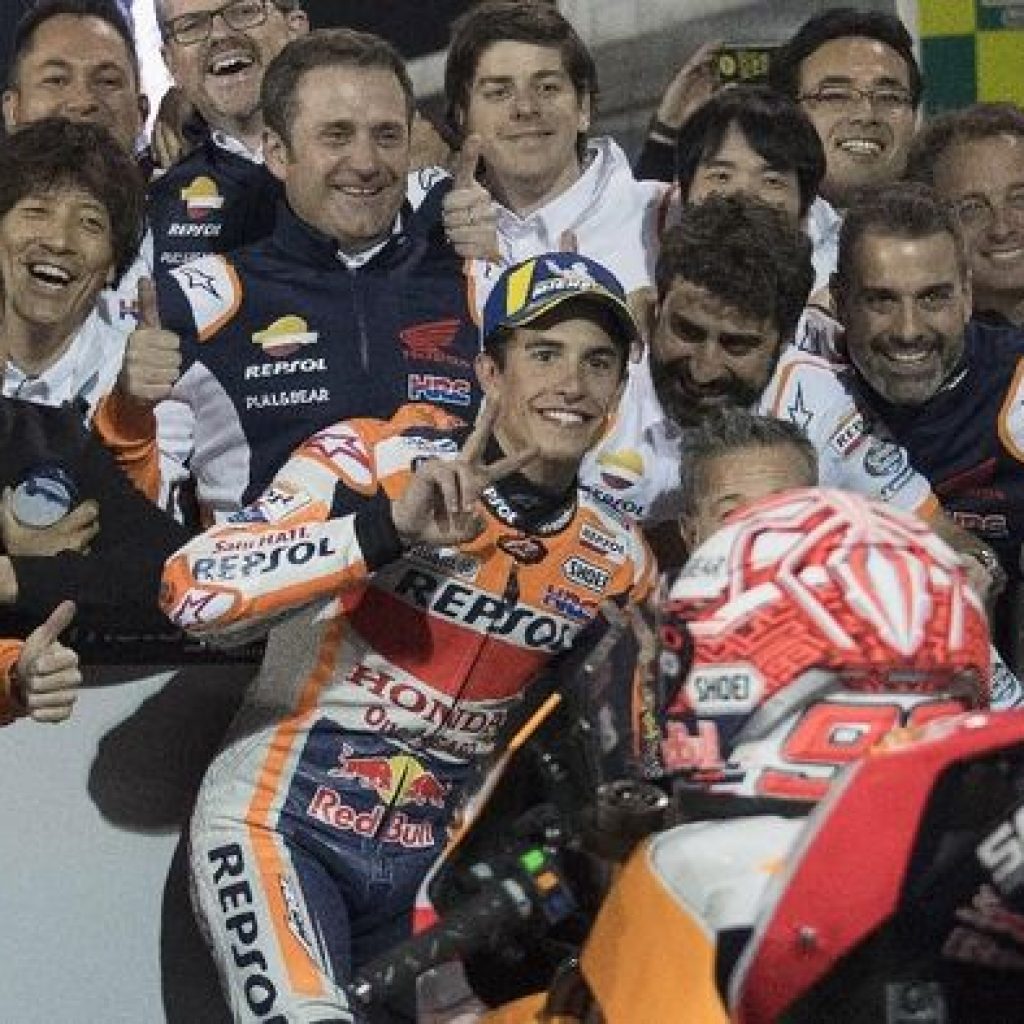 Gagal Kalahkan Dovizioso, Marquez Puas Di Posisi Dua MotoGP Qatar