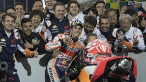 Gagal Kalahkan Dovizioso, Marquez Puas Di Posisi Dua MotoGP Qatar