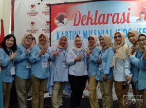 Kartini Milenial Indonesia Deklarasikan Dukungan ke Prabowo
