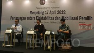 Survei CSIS: Jokowi 51,4 Persen Prabowo 33,3 Persen
