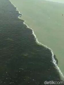 Viral Laut Di Bawah Suramadu Terbelah Hitam dan Putih