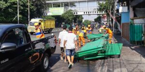 Perbaiki Pagar dan Taman Rusak Pasca 22 Mei, Pemprov DKI Keluarkan Rp.465 Juta