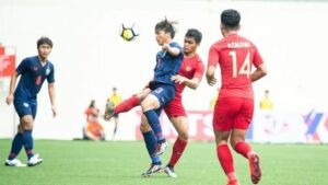 Merlion Cup 2019, Timnas U23 Kalah Tipis Dari Thailand