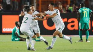 Gol Bounedjah Bawa Aljazair Juara Piala Afrika 2019