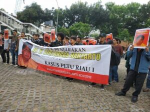 Mahasiswa Anti Korupsi Desak KPK Proses Petinggi Golkar Terkait Korupsi PLTU Riau-1