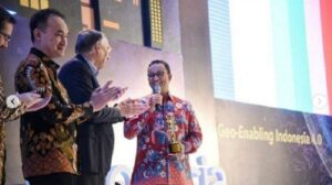 Perdana Dalam Sejarah, DKI Jakarta Raih Penghargaan Geospasial