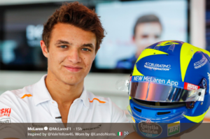Reaksi Rossi Usai Norris Kenakan Helmnya di Balapan F1 GP Italia