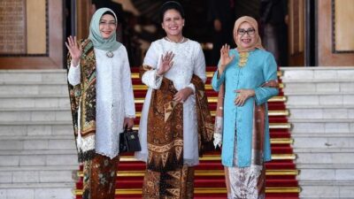 Makna Mendalam Batik Tambal Pamiluto Yang Dikenakan Iriana Jokowi