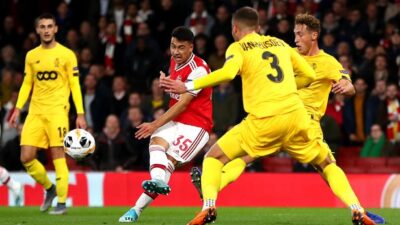 Cetak 2 Gol 1 Assist, Martinelli Menggila di Debut Perdana Liga Champions