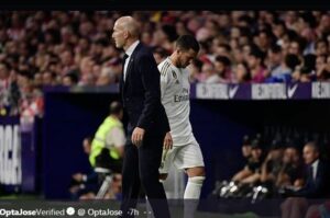 Zidane Terkenang Dirinya Saat Lihat Eden Hazard di Real Madrid