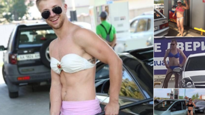 SPBU Ini Gratiskan Bensin Untuk Para Pemakai Bikini, Ini Hal Lucu Yang Terjadi