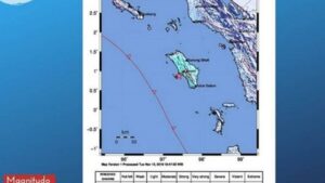 Gempa 5,1 SR Guncang Nias Sumatera Utara, Tak Berpotensi Tsunami