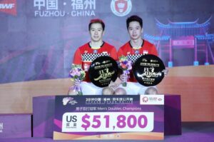 Juarai Fuzhou China Open 2019, Marcus/Kevin Rebut Gelar ke-8 Tahun Ini