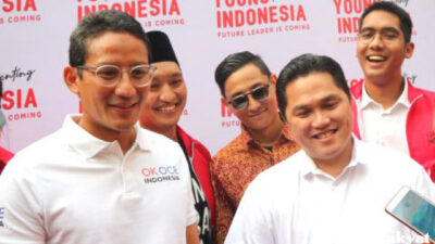 Erick Thohir Tunjuk Sandiaga Uno Jadi Dirut PLN?