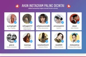 10 Akun Instagram Paling Banyak Dicintai Warganet Indonesia