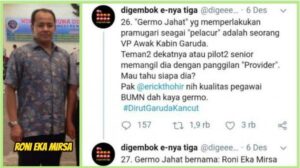 Dituding Germo Pramugari, Bos Garuda Indonesia Polisikan Akun Twitter Anonim
