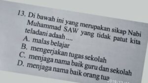 Heboh! Soal Ujian SD Di Solok Dinilai Menghina Nabi Muhammad