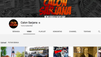 Channel Calon Sarjana Hilang Dari Youtube, Netizen: Sudah Diwisuda?