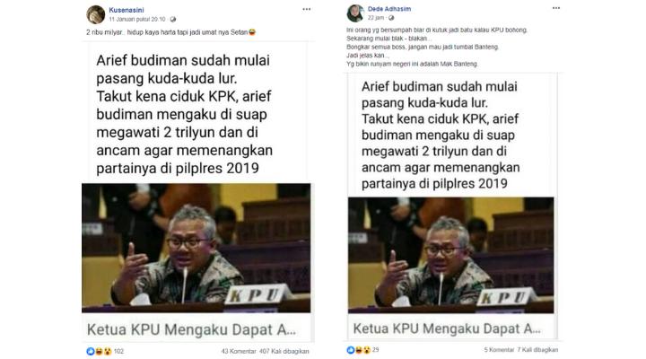 Megawati Suap Ketua KPU Arief Budiman Rp.2 Triliun? Ini Faktanya