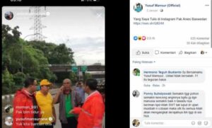 Yusuf Mansur Bantah Tertawakan Anies Saat Live Inspeksi Banjir di Cawang