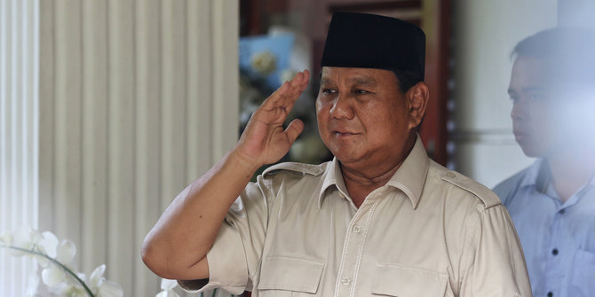 Survei Charta Politika: Prabowo Menteri Berkinerja Paling Baik