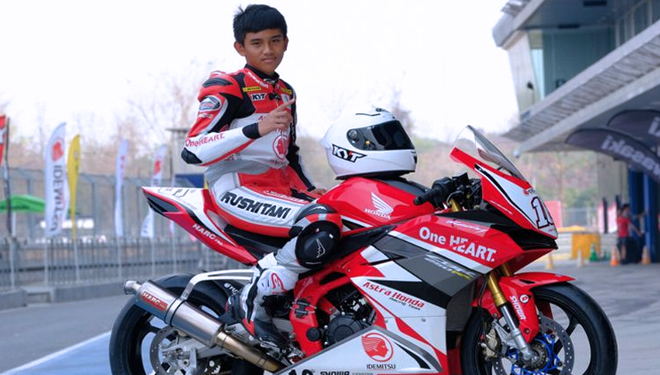 Pembalap Indonesia Ini Optimis Tembus MotoGP Walau Tak Mudah