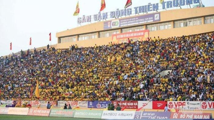 Nam Dinh FC Vs Hoang Anh Gia Lai di Liga Vietnam Sudah Disaksikan Ribuan Suporter
