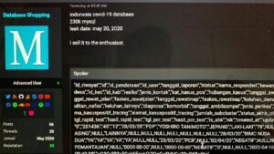 Duh! 230 Ribu Data WNI Terkait COVID-19 Dijual di Forum Hacker