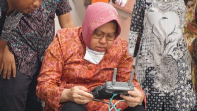 Bantah Jokowi 70 Persen Warga Surabaya Tak Pakai Masker, Risma: Kamu Lihat Di Jalan!