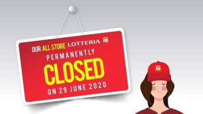 9 Tahun di Indonesia, Lotteria Tutup Seluruh Cabangnya Mulai 29 Juni
