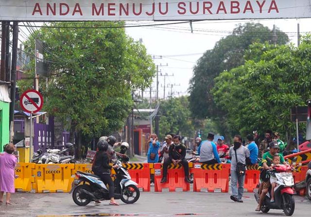 COVID-19 di Surabaya Makin Parah, Pemkot Tutup Perbatasan Kota