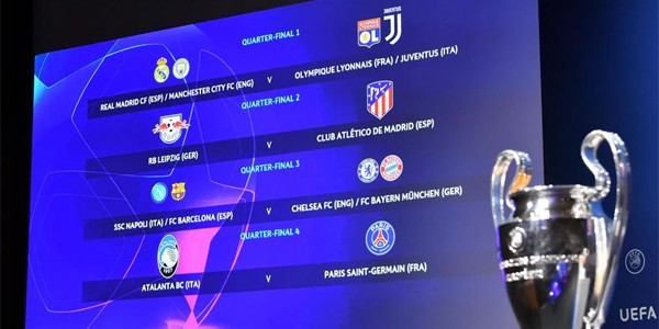 Ini Hasil Undian Perempatfinal Liga Champions 2019-2020