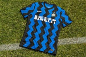 Wow! Jersey Zigzag Hitam Biru Inter Milan Musim 2020-2021 Buatan Indonesia