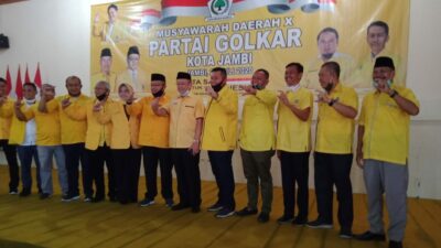 Dihentikan DPD Provinsi, DPD Kota Jambi Minta Musda Golkar Jalan Terus