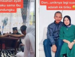 Bak Sinetron Televisi, Viral Video Pernikahan Ayah Mertua dan Ibu Kandung
