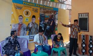 Pilbup Indramayu, Daniel-Taufik Resmikan Posko Relawan Laskar 03